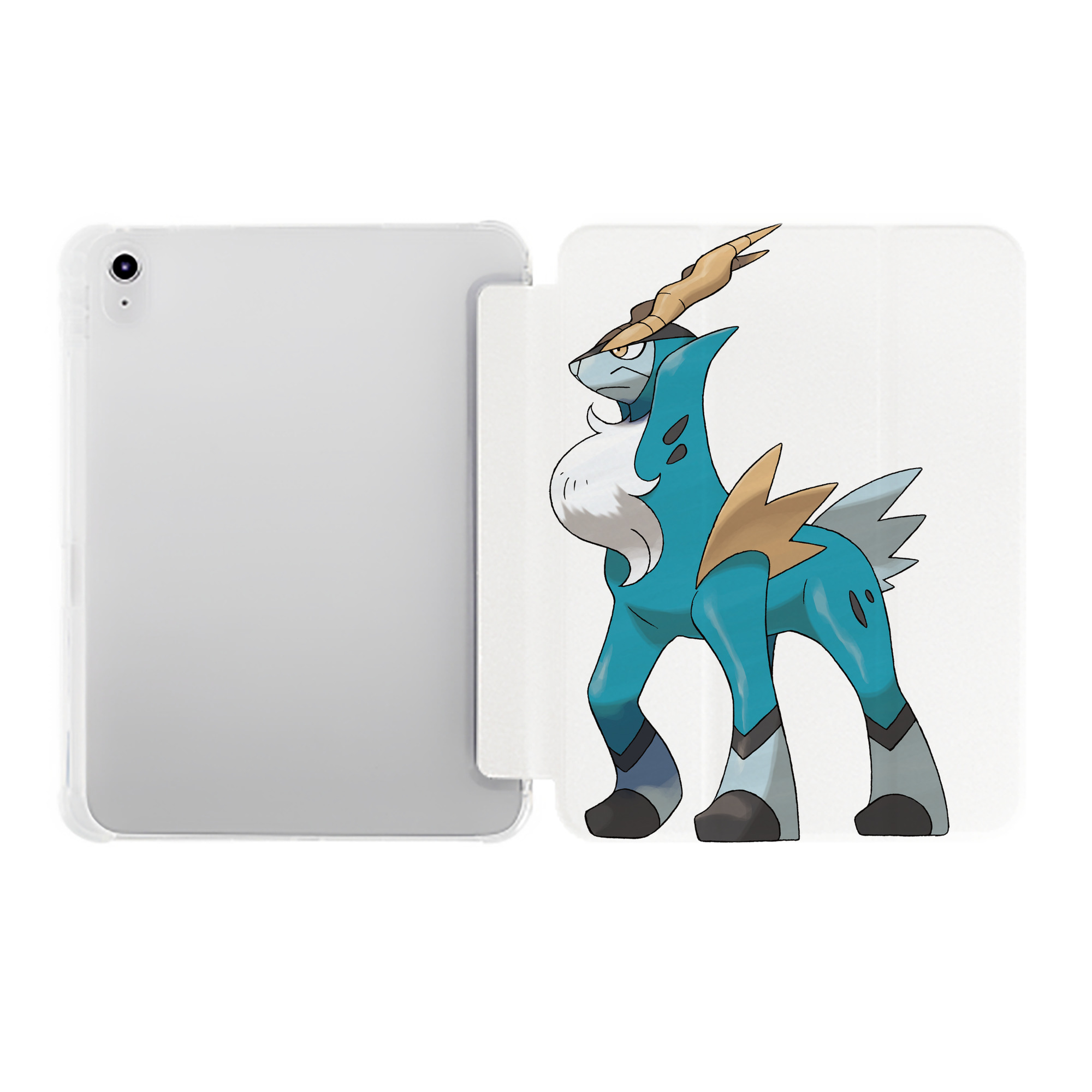 （画像用） ポケットモンスター Pokémon IPad ケース ペン収納付き 三つ折りスタンド PUレザー×シリコン 対応機種9.5/10.5/10.9インチ